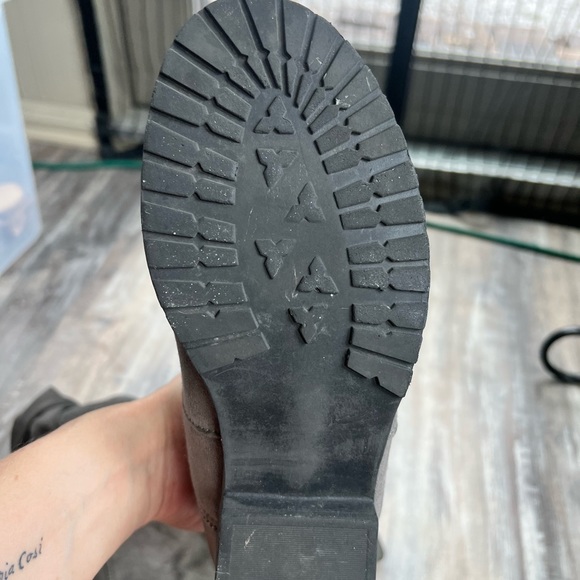 Guess Factory Women's Shire Over-The-Knee Suede Boots, gray, size 6 - Picture 4 of 4